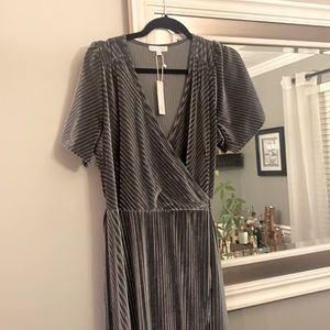 Long grey velvet Baltic Born dress